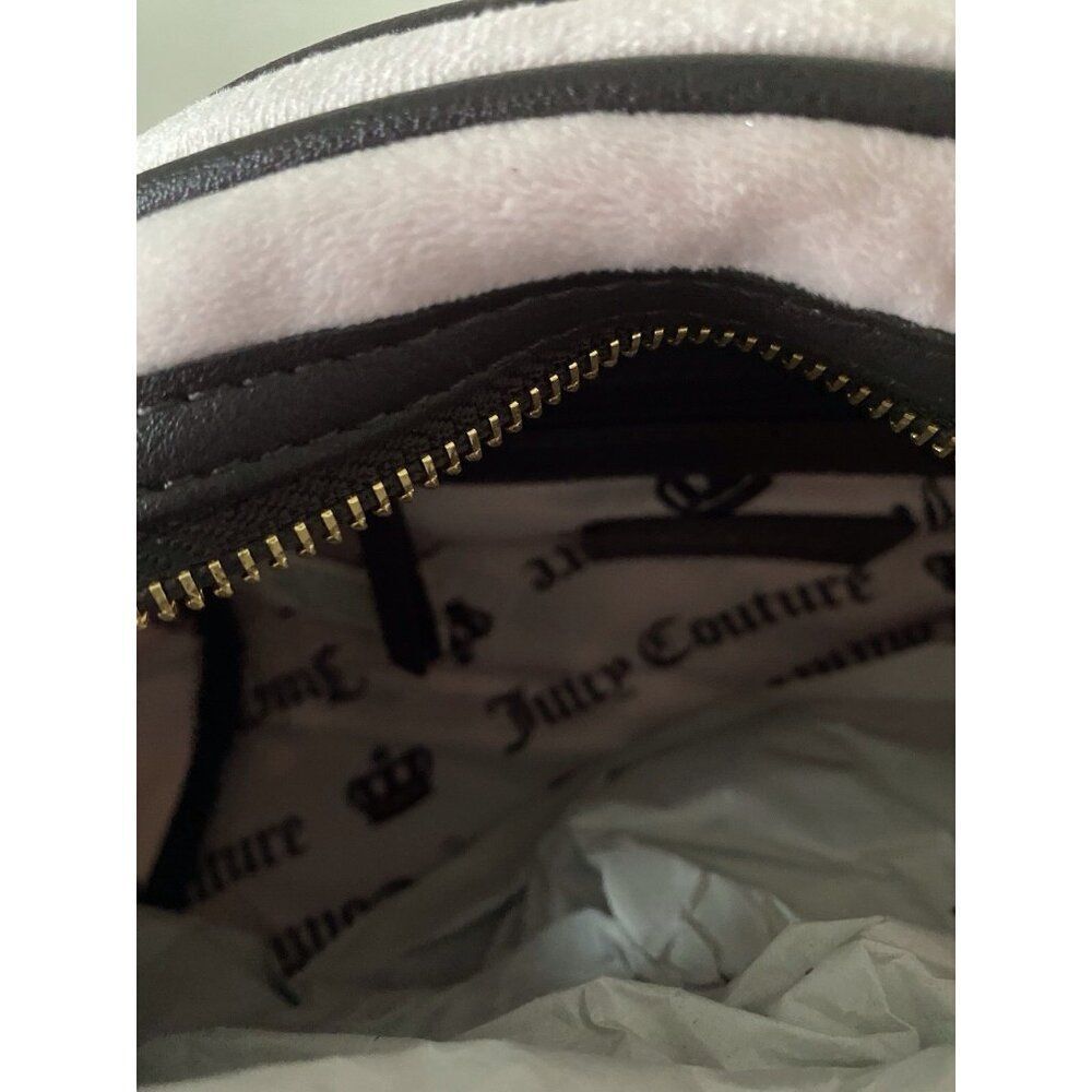 Juicy Couture Classic Scottie Dogs Satchel Crossbody Chiffon Pink With Card Case - Picture 16 of 16